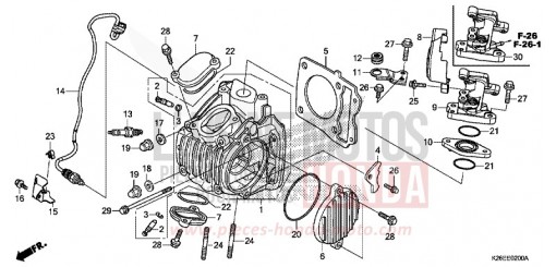 CYLINDER HEAD MSX125AH de 2017